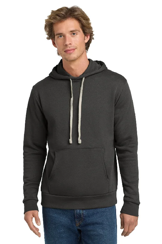 Savings Galore Next Level Mens Fleece Hooded Sweatshirt Hoodie w/ Pouch Pocket - Heavy Metal Grey