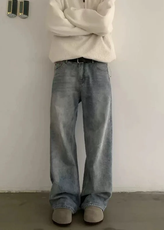 Savings Bonanza Casual Buttoned Faded Jeans