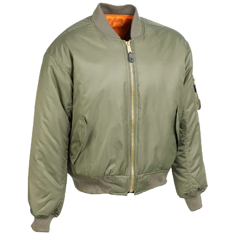 Big Discounts MA1 Bomber Flight Jacket Sage Green