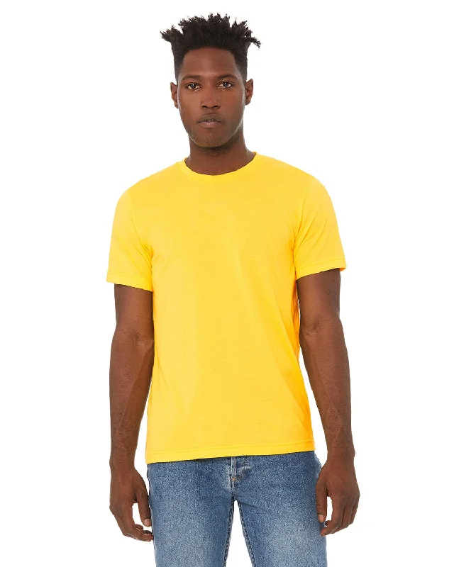 Celebrate the Weekend with Discounts Bella+Canvas Unisex Heather CVC T-Shirt | Heather Yellow