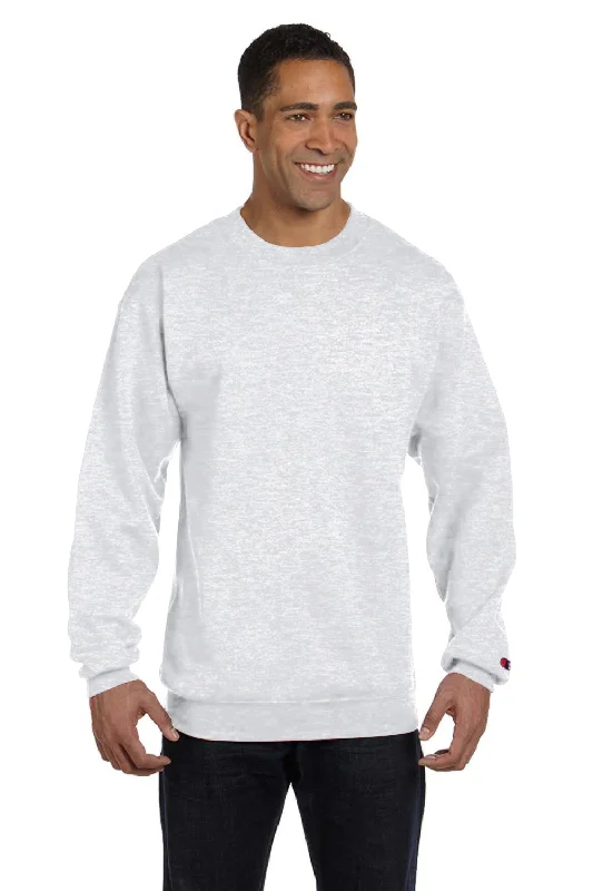 The Best Prices Champion Mens Double Dry Eco Moisture Wicking Fleece Crewneck Sweatshirt - Silver Grey