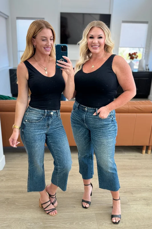 New Markdowns Hayes High Rise Wide Leg Crop Jeans