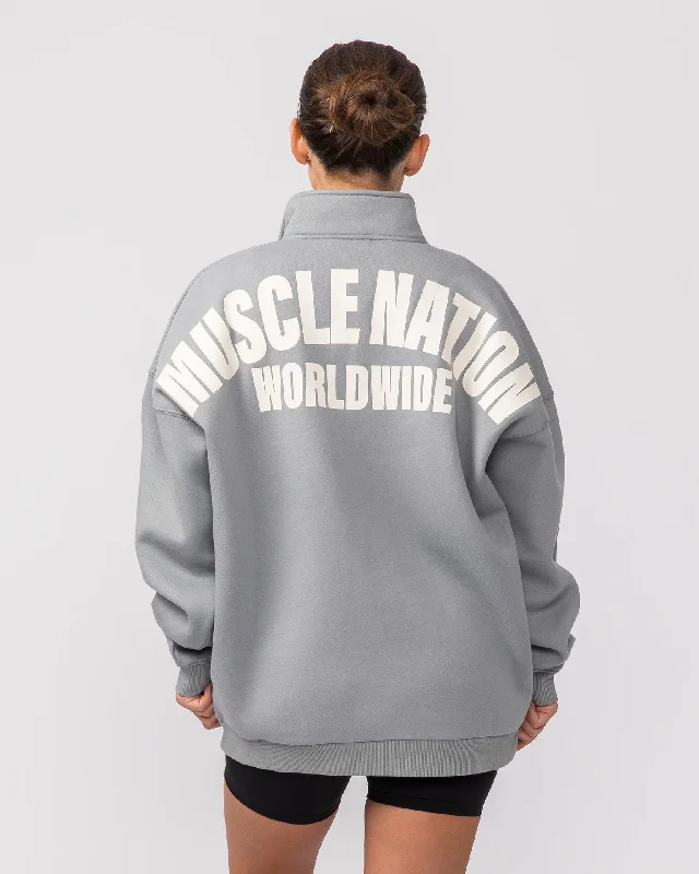 Markdowns Classic Quarter Zip - Jet Grey