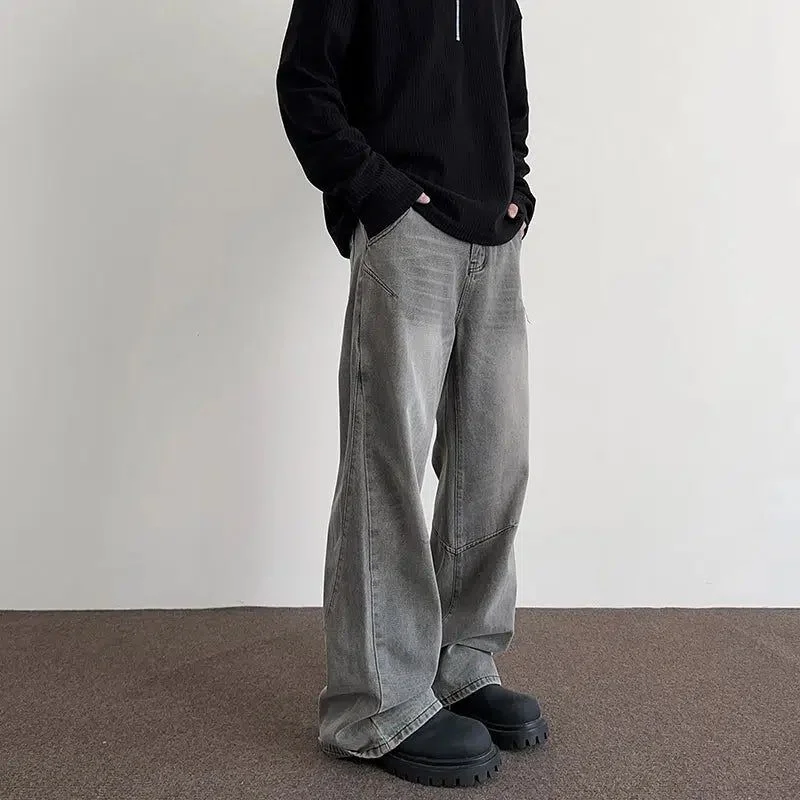 Price Reduction Drapey Loose Washed Jeans