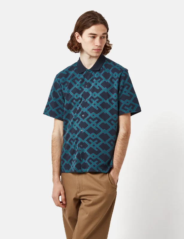 Weekend Bargains to Savor Thisisneverthat Jacquard Polo Shirt - Navy Blue