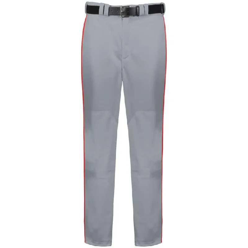 Super Sale Piped Diamond Series Grey-Red Baseball Pant