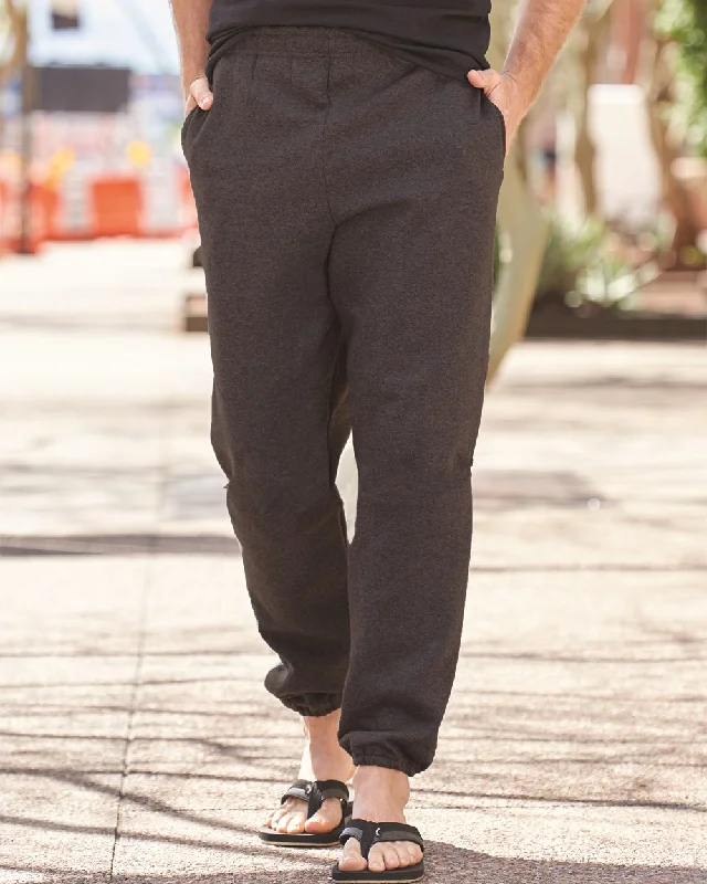 Year-End Deals JERZEES Men's Super Sweats NuBlend Sweatpants with Pockets