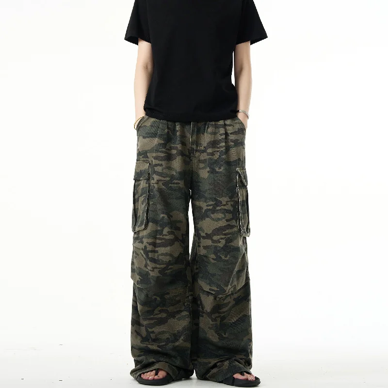 Exclusive Deal Side Pockets Camouflage Cargo Pants