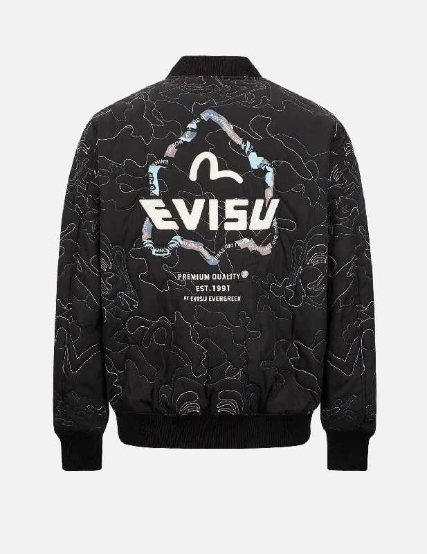 Shop Now Allover Camouflage Outline Quilted Jacket