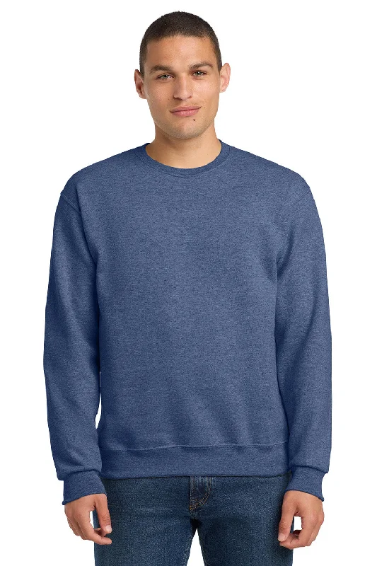 Online Specials Jerzees Mens NuBlend Fleece Crewneck Sweatshirt - Vintage Heather Blue