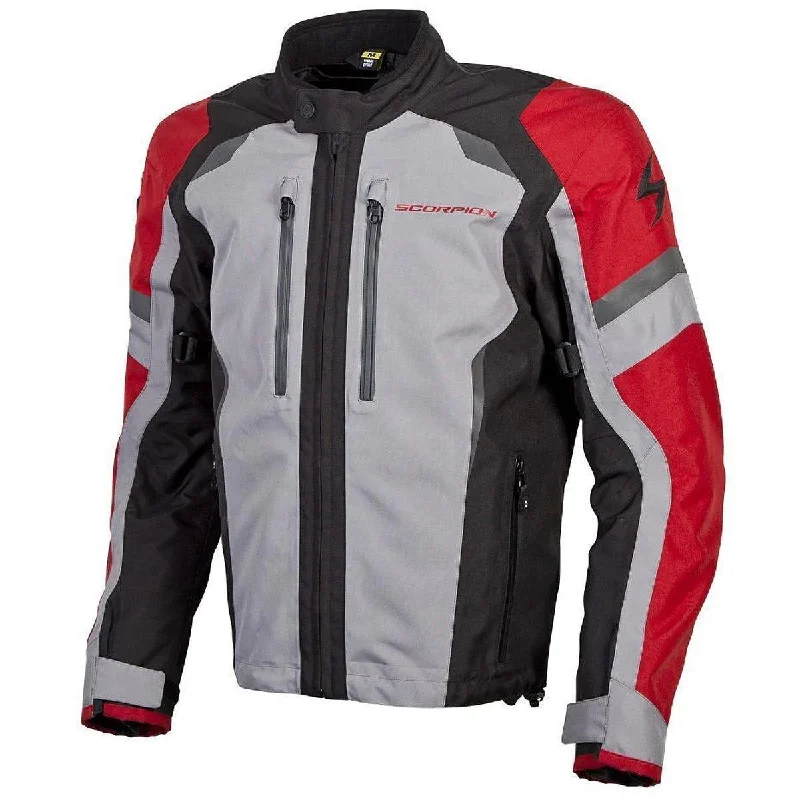 Stock Up and Save Scorpion Optima Men's Red Textile Jacket