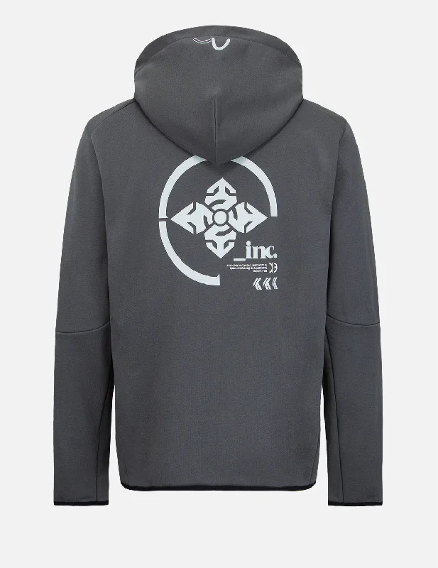 Major Savings Contrast Taping Reversible Zip  Hoodie