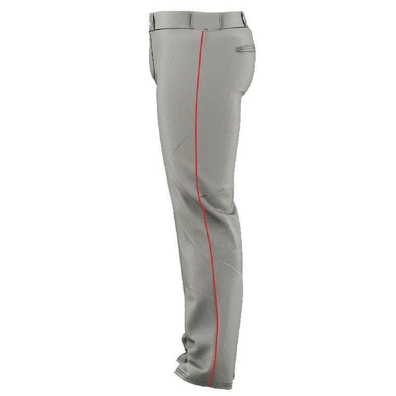 Grey Pants/Red Braid