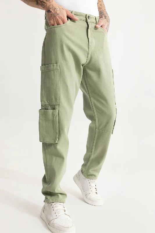 Exclusive Online Offer Void Green Baggy Fit Jeans