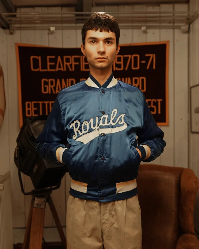 Today Only Royals Satin Bomber (S)