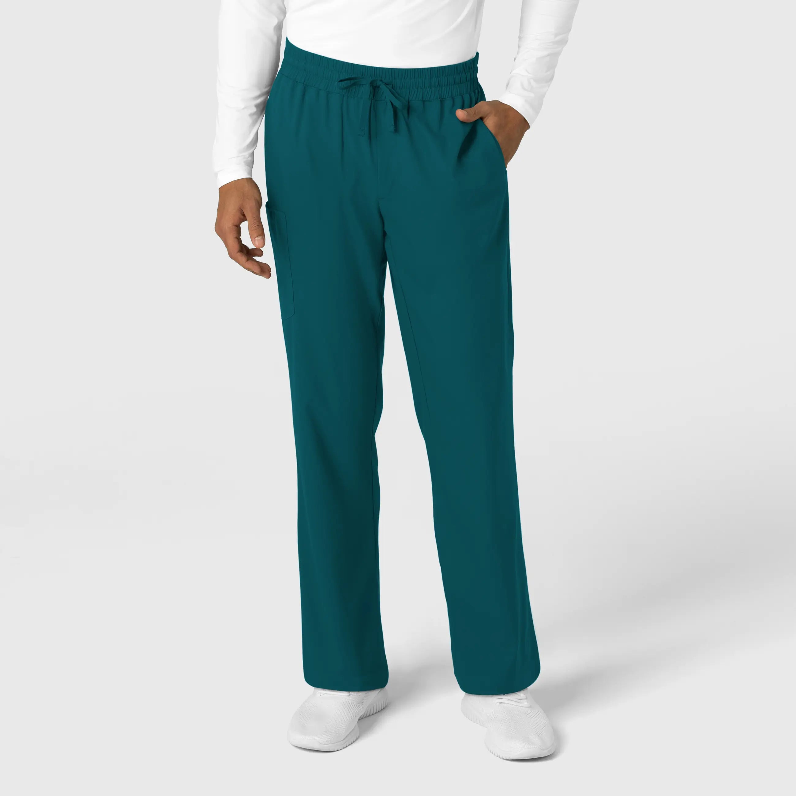 Limited Availability Wink Men's Straight Leg Scrub Pant - Caribbean Blue
