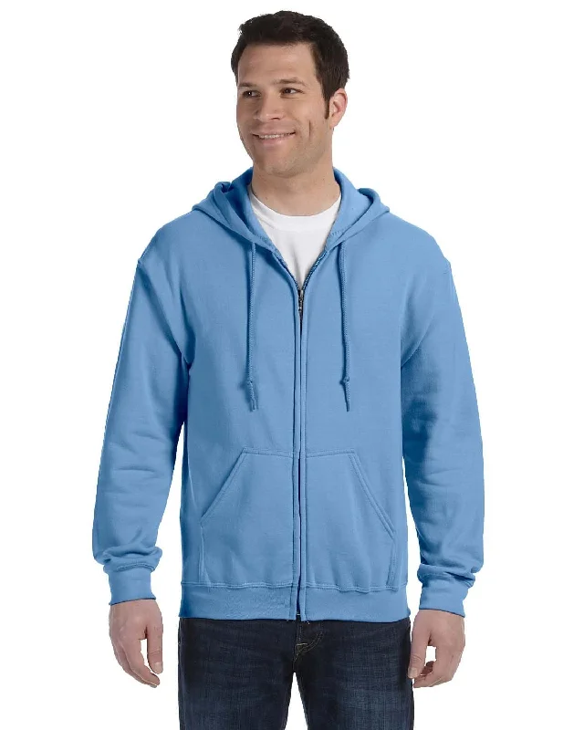 Deal Alert Gildan Heavy Blend 50/50 Full-Zip Hooded Sweatshirt | Carolina Blue