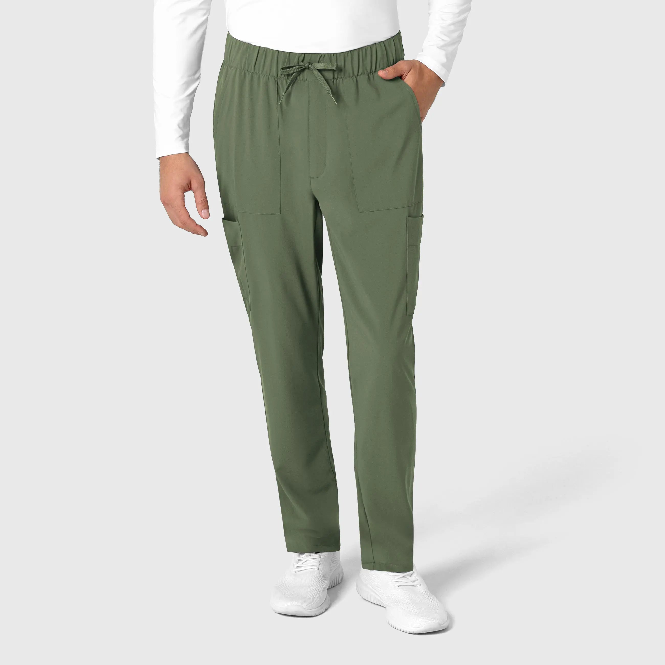 Bonus Offer Wink Men's Tapered Scrub Pant - Olive