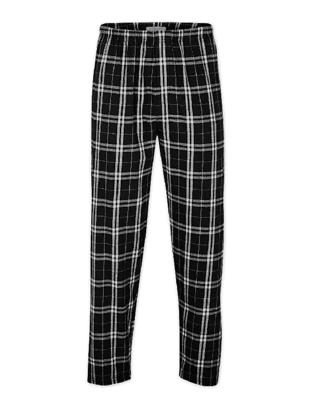 Black/ White Blackwatch Plaid