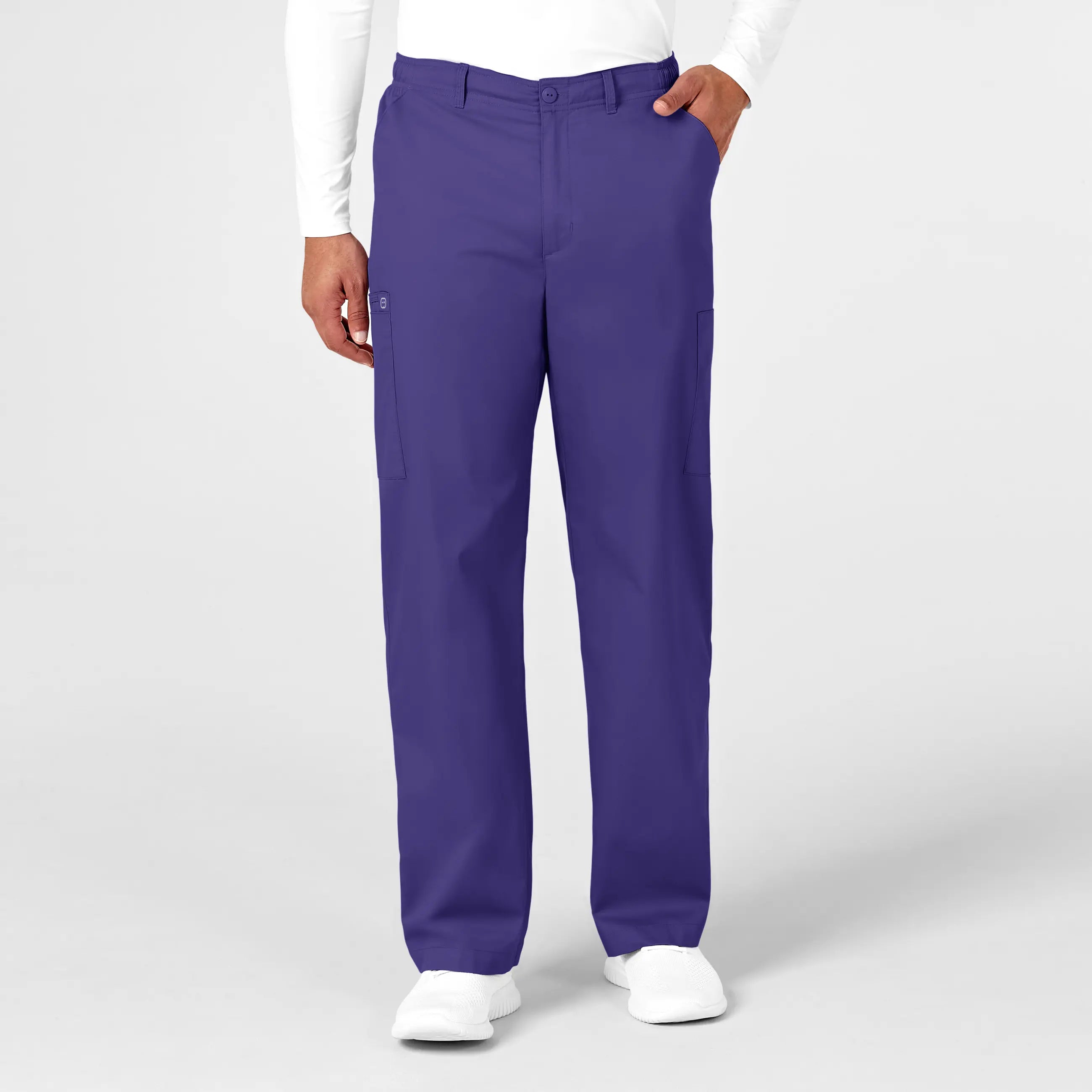 Savings Event Wink Men's WonderWORK Cargo Scrub Pant - Grape