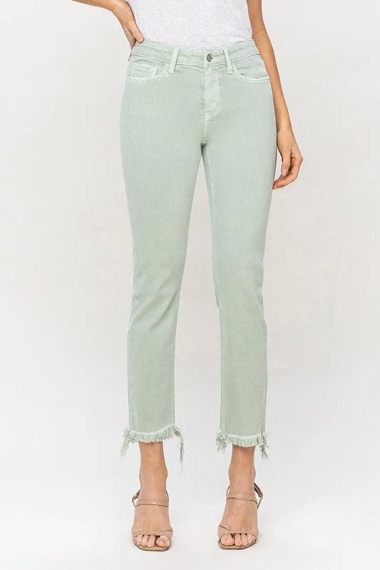 Weekend Savings Spectacular Mid Rise Crop Straight Jeans