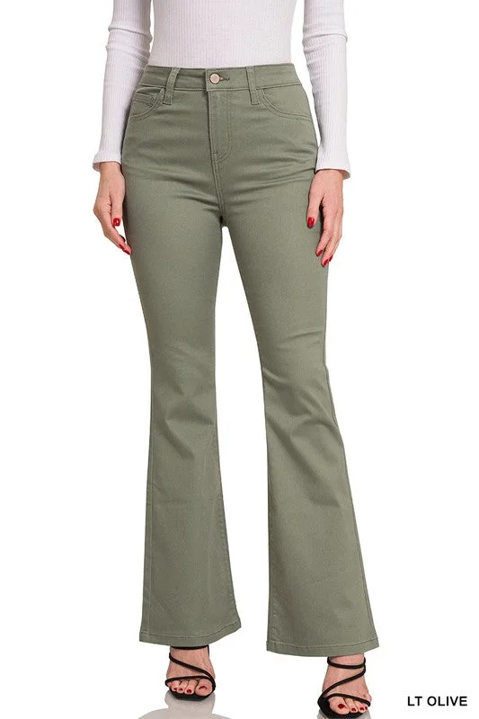 Value Deals High-Rise Bootcut Color Denim Pants