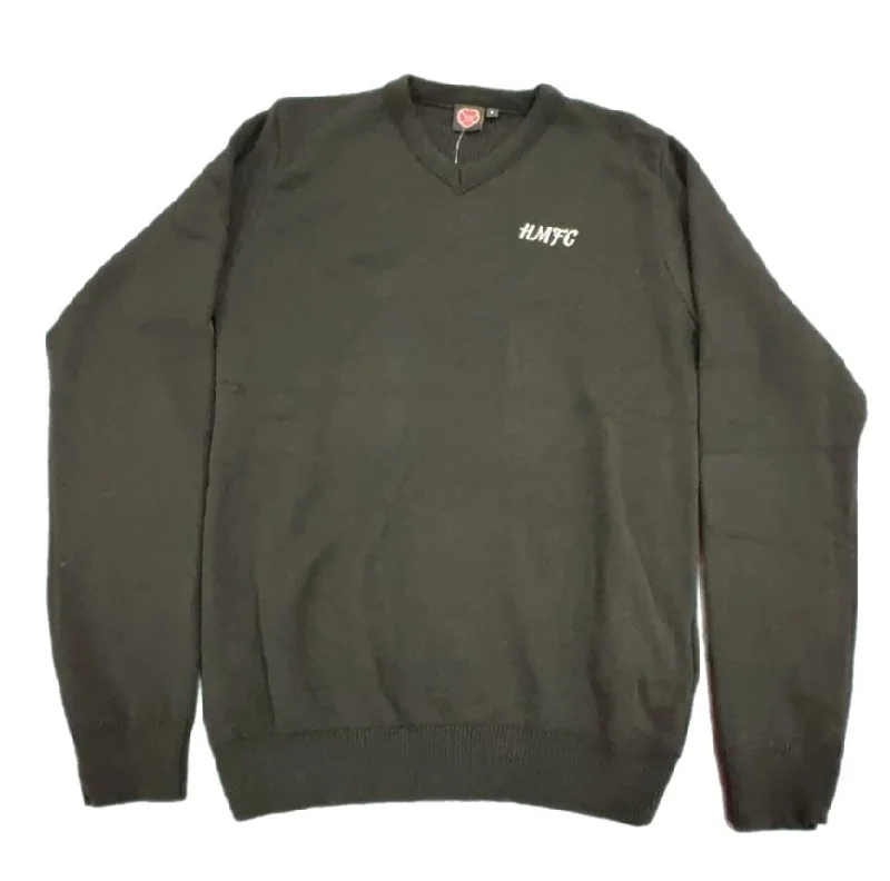 Weekend Deals That Please Essential HMFC Knitwear - V Neck (Black)