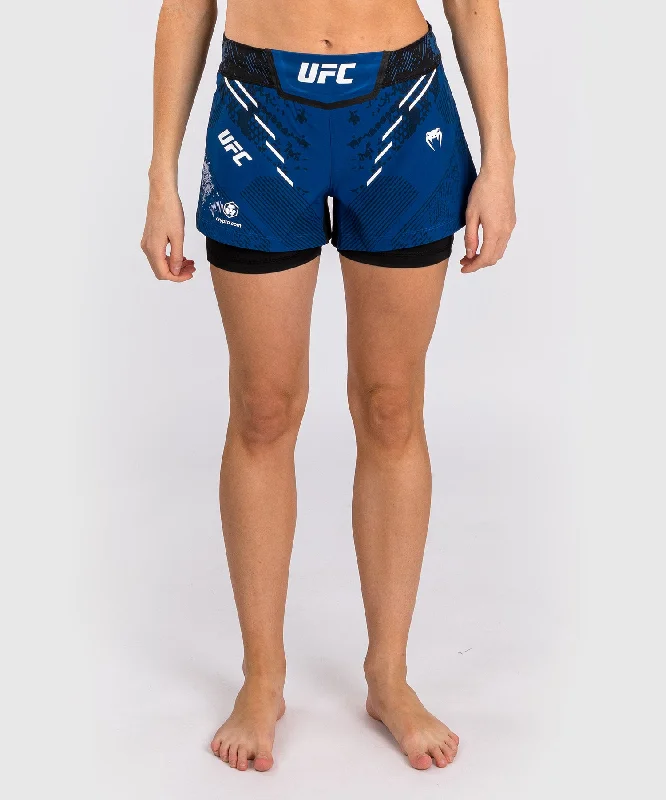 Amazing Deals UFC Adrenaline by Venum Authentic Fight Night Women’s Fight Short - Blue Amazing Deals UFC Adrenaline by Venum Authentic Fight Night Women’s Fight Short - Blue