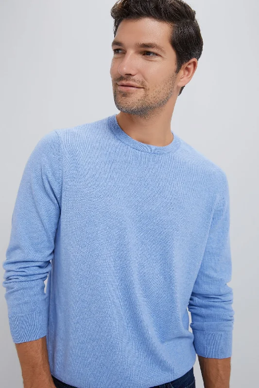 Act Fast Light Blue Tidal Sweater