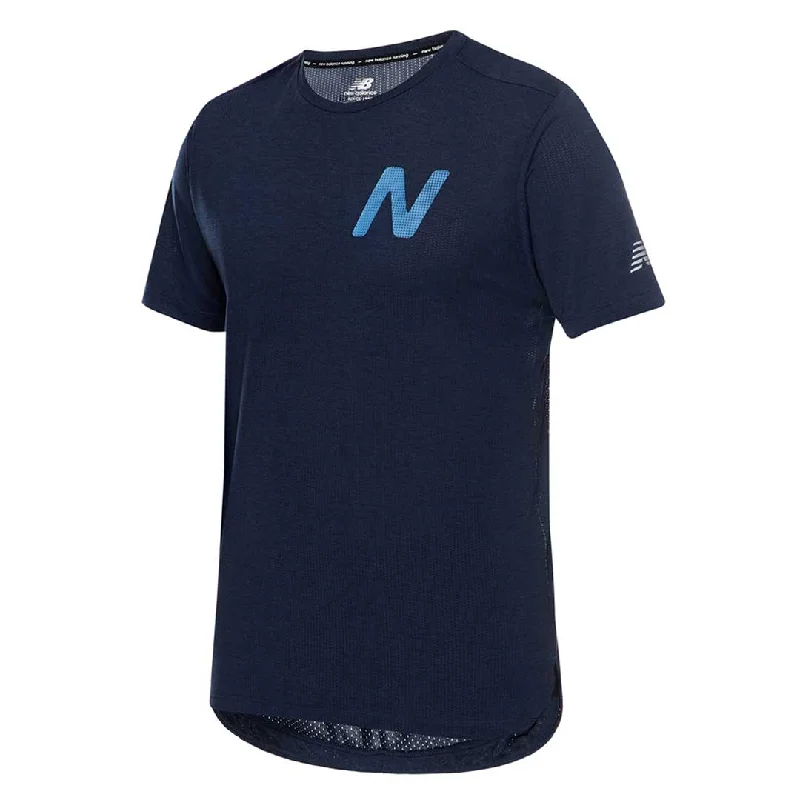 Price Break New Balance - Men's Graphic Impact Run T-Shirt (MT21277 NML)