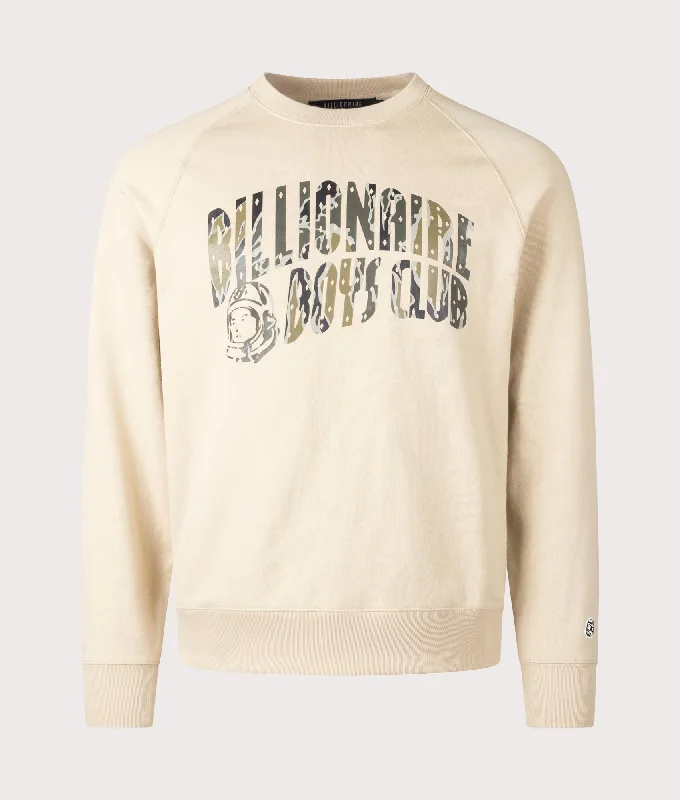 Best Bargains Camo Arch Logo Sweatshirt