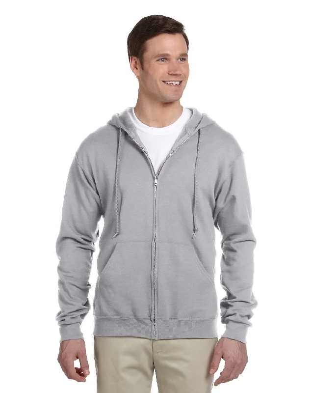 Weekend Offers That Sizzle Jerzees Lightweight Full-Zip Hooded Sweatshirt | Oxford