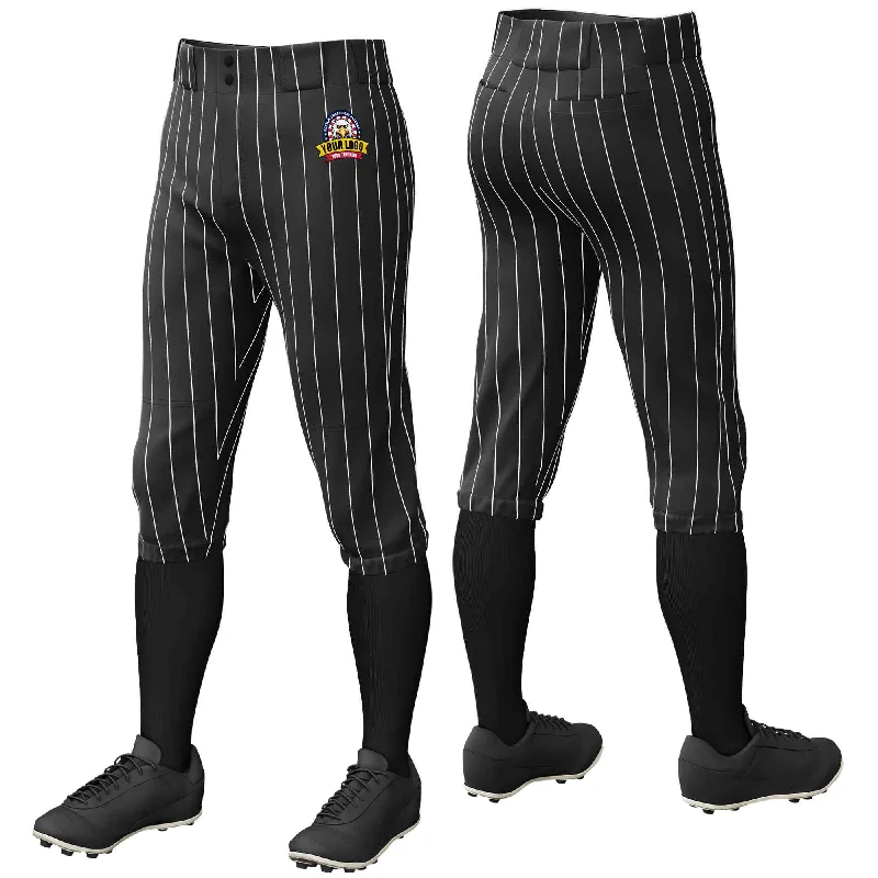 Weekend Savings Spectacular Custom Black White Pinstripe Fit Stretch Practice Knickers Baseball Pants Weekend Savings Spectacular Custom Black White Pinstripe Fit Stretch Practice Knickers Baseball Pants
