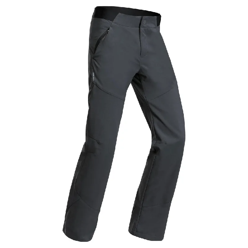 Grand Opening Sale Kids' Hiking Softshell Trousers MH550 7-15 Years - black