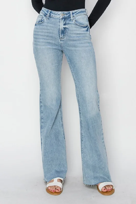 Exclusive Weekend Offers Inside High Rise Raw Cut Hem Bootcut Jeans