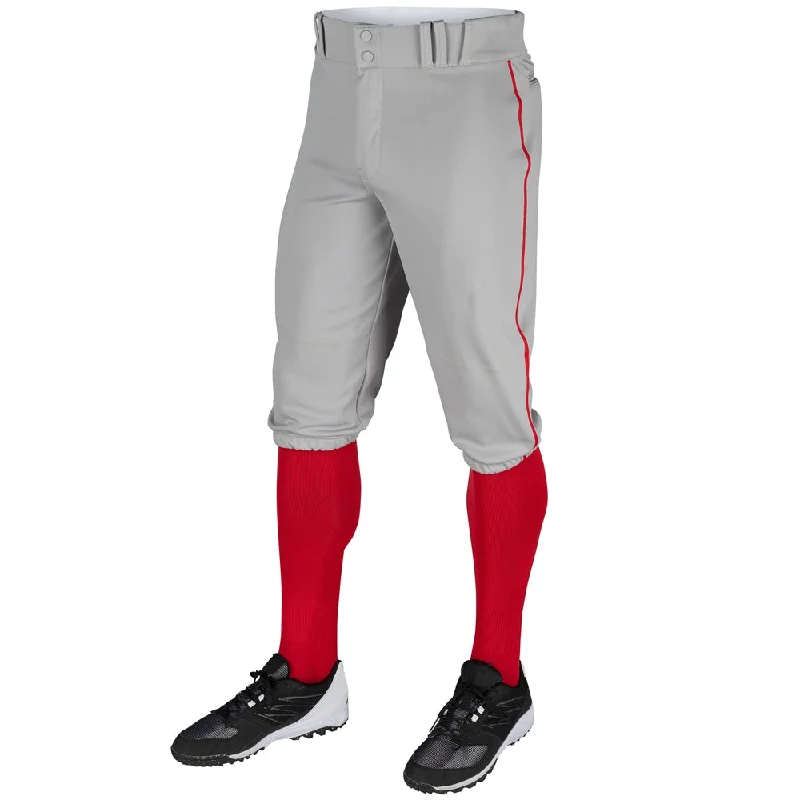Grey/ Scarlet
