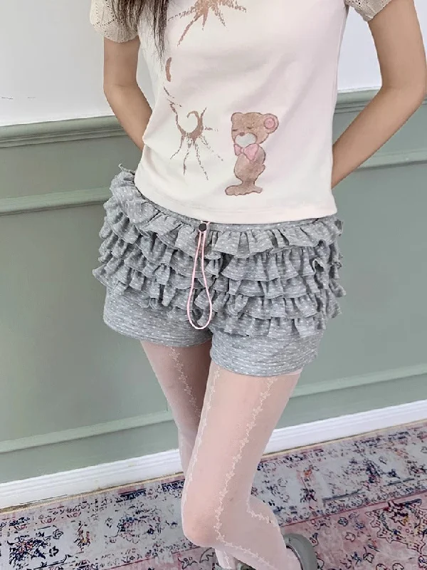 Weekend Offers That Please PLEATED LOW WAIST SHORTS [S0000008535]