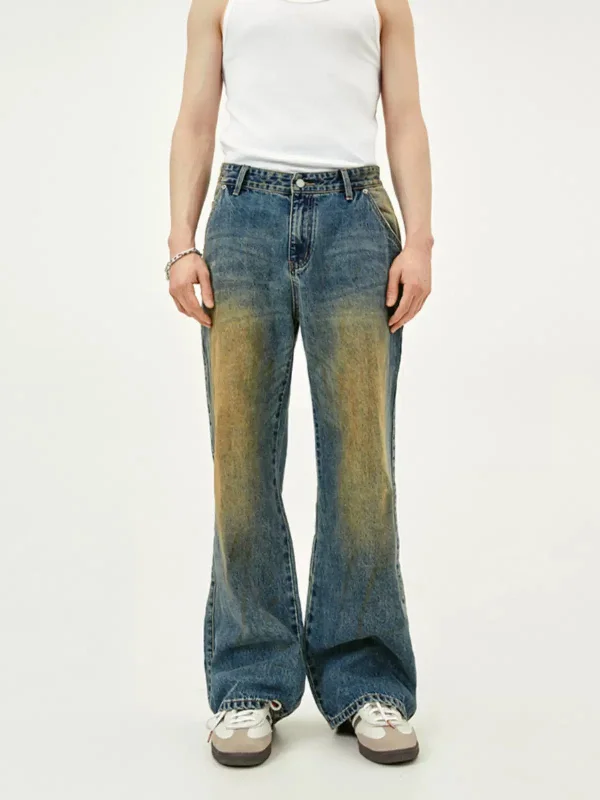 Weekend Offers That Excite Rust Fade Spots Jeans
