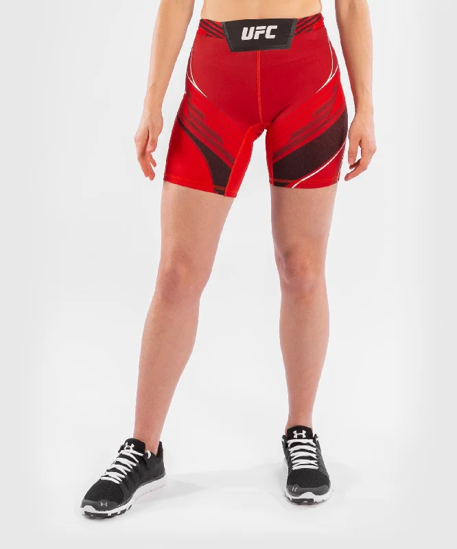 Final Markdown UFC Venum Authentic Fight Night Women's Vale Tudo Shorts - Long Fit - Red Final Markdown UFC Venum Authentic Fight Night Women's Vale Tudo Shorts - Long Fit - Red