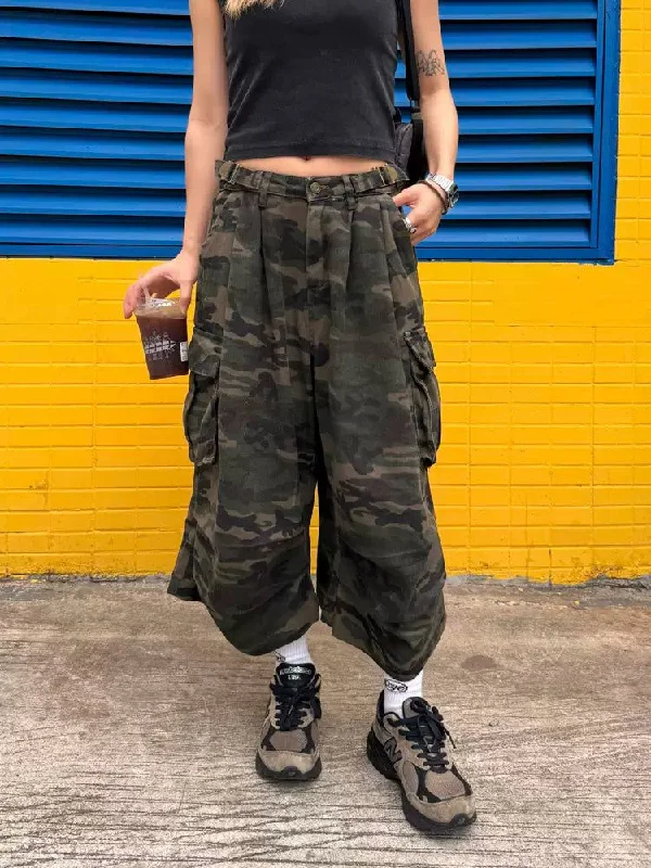 Low Prices Side Pockets Camouflage Shorts