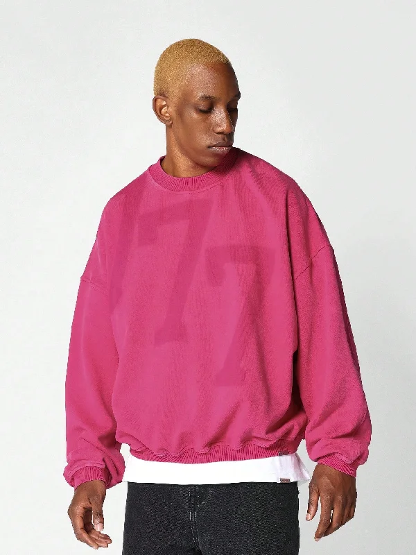 Unbeatable Prices Oversized Fit Sweatshirt With Front Print