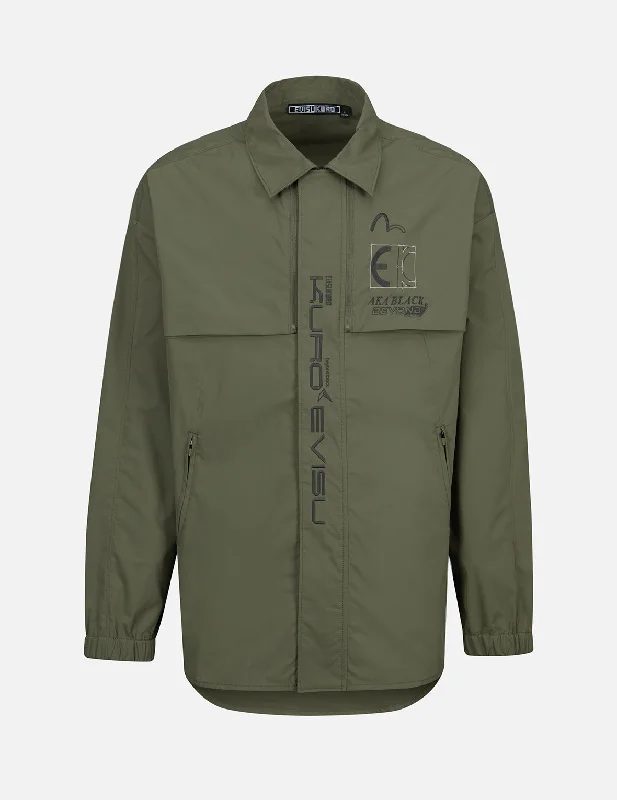 Best Bargains Logo Embroidery Shirt Jacket