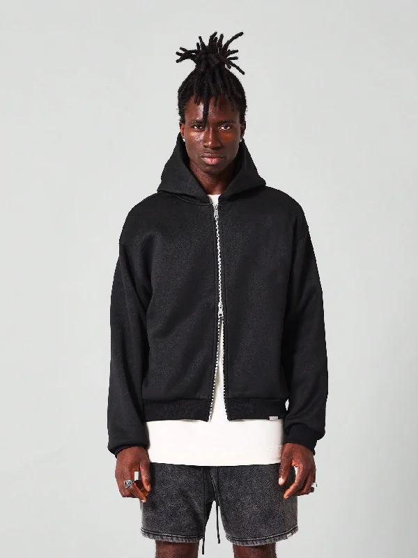 Weekend Sale: Don't Miss Out Regular Fit Essential Zip Through Hoodie