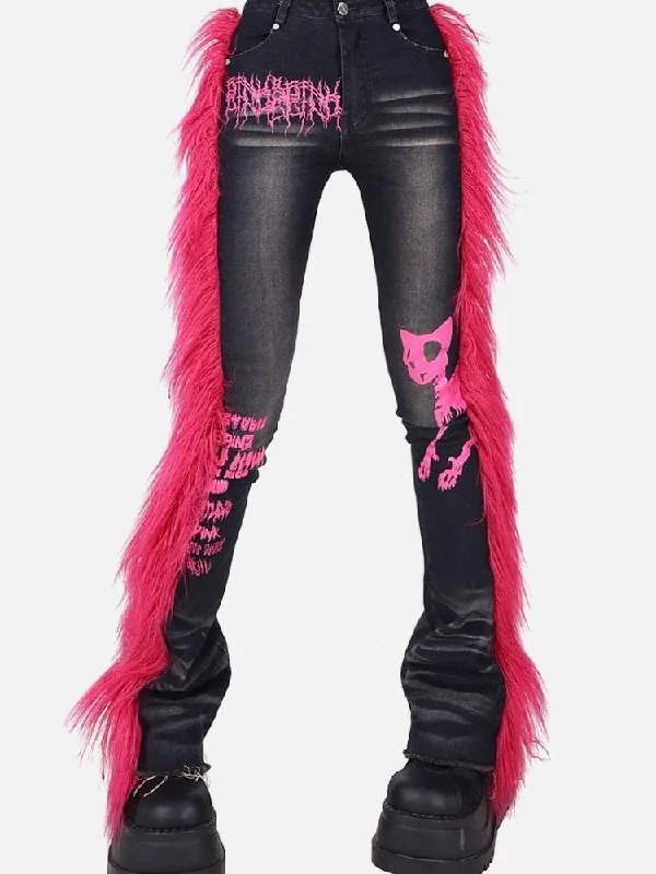 Weekend Discounts to Snag High Stretch Skinny Flare Jeans【s0000006137】