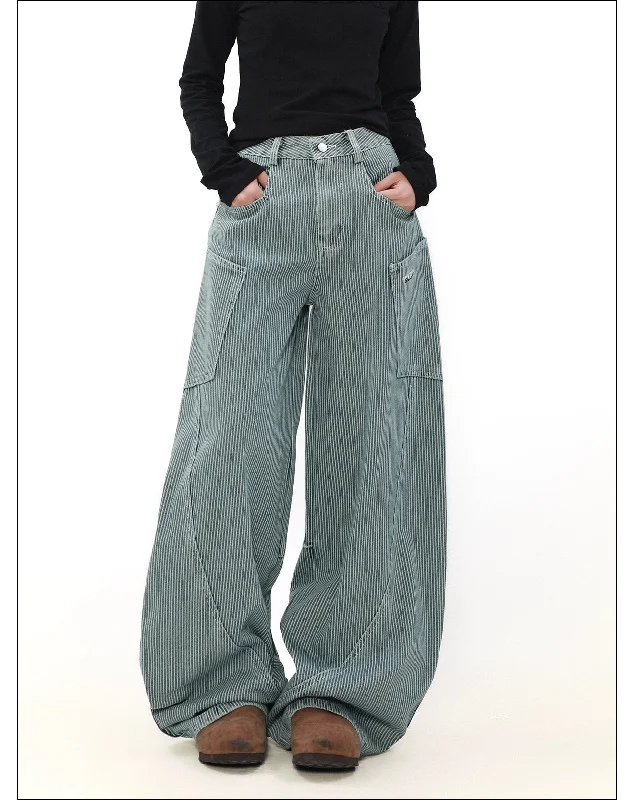 Great Deal Thin Stripes Machete Jeans