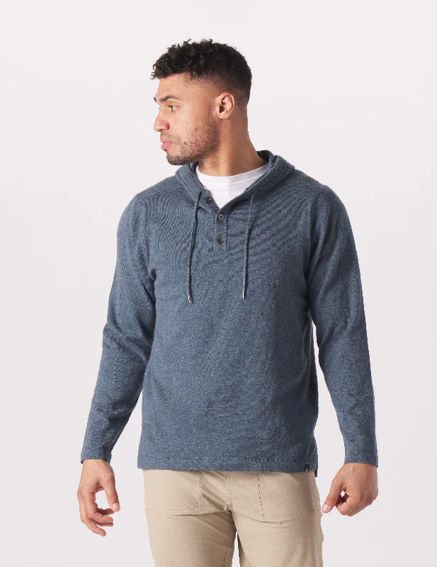 Super Bargain Ace Hooded Sweater: Steel Blue