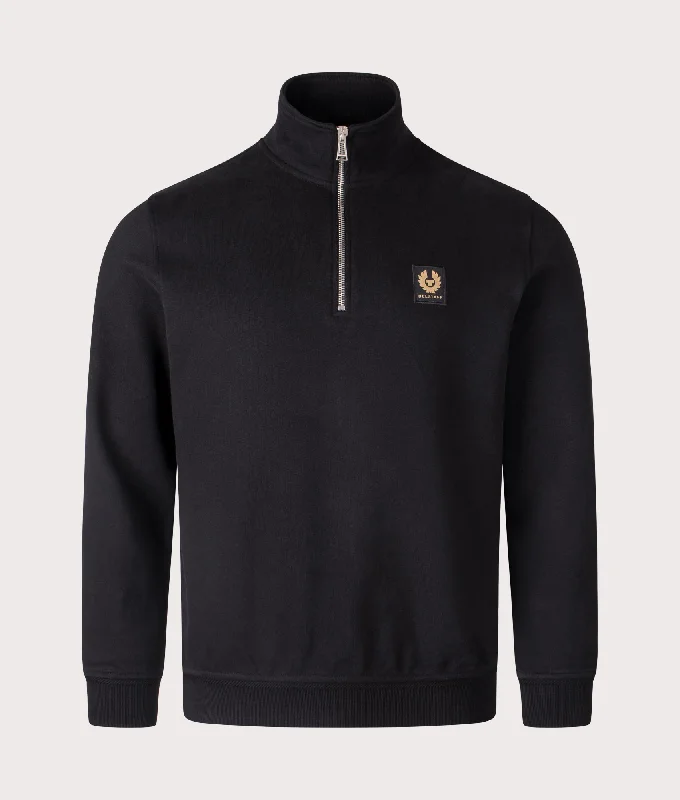 Hurry In Belstaff Quarter Zip Sweatshirt
