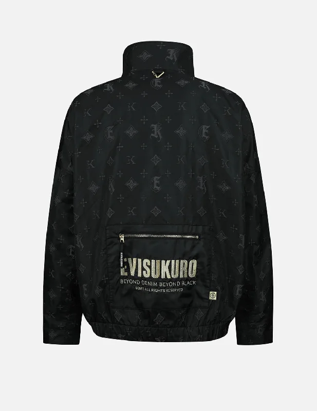 Exclusive Access Monogram Kamon and Logo Jacquard Bomber Jacket