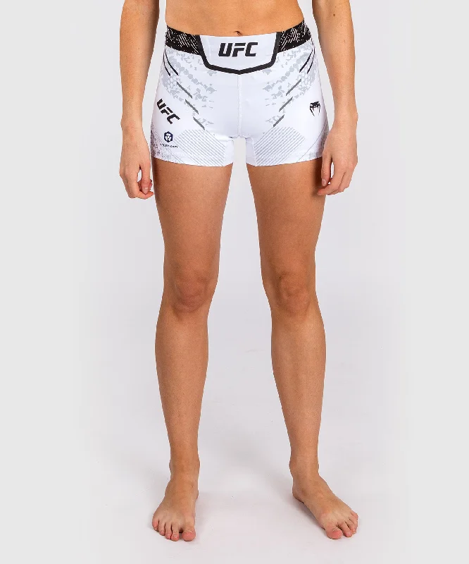 Markdowns UFC Adrenaline by Venum Authentic Fight Night Women’s Vale Tudo Short - Short Fit - White Markdowns UFC Adrenaline by Venum Authentic Fight Night Women’s Vale Tudo Short - Short Fit - White