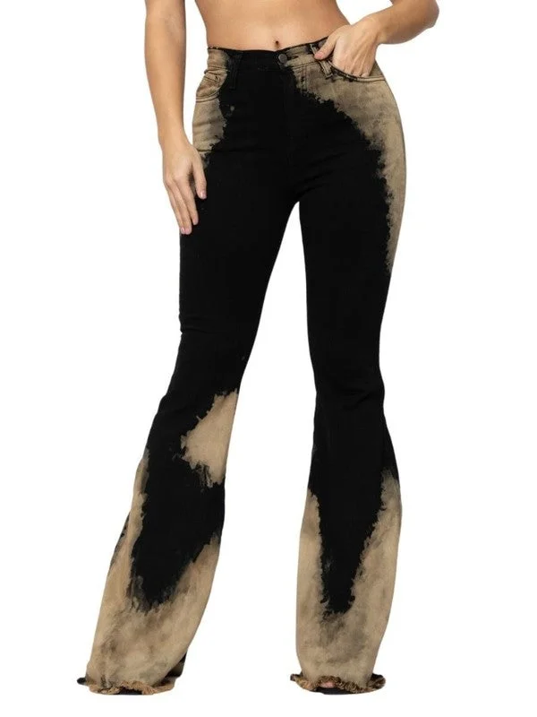 Unwind with Weekend Discounts Bleach Bum Bell Bottoms- Inseam 32"
